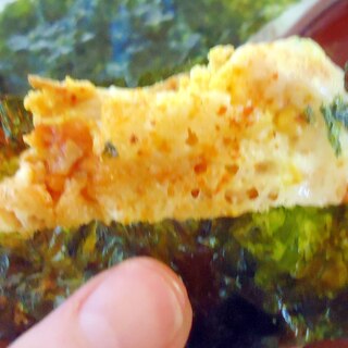 玉子とチーズの韓国海苔巻き